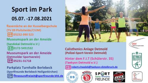 Der CVJM Pivitsheide beteiligt sich erstmalig an der Aktion „Sport im Park“