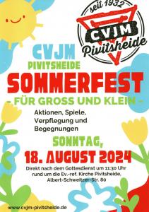 Sommerfest (nach dem Kunterbunt-Gottesdienst)