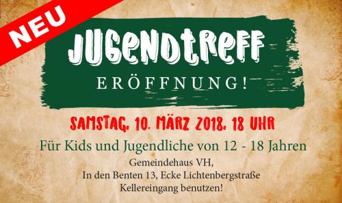 Erstes Treffen des neuen Jugendtreffs