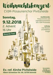 Adventskonzert CVJM Posaunenchor Pivitsheide